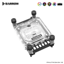 LTYK3A 04 V2 For RyzenAMD AM4 AM3 CPU Water Blocks LRC RGB v2 Acrylic Microcutting Microwaterway