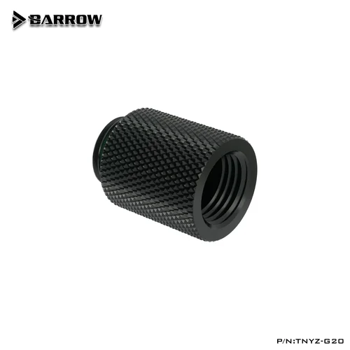 Barrow 20mm Male to Female Extension Fitting black